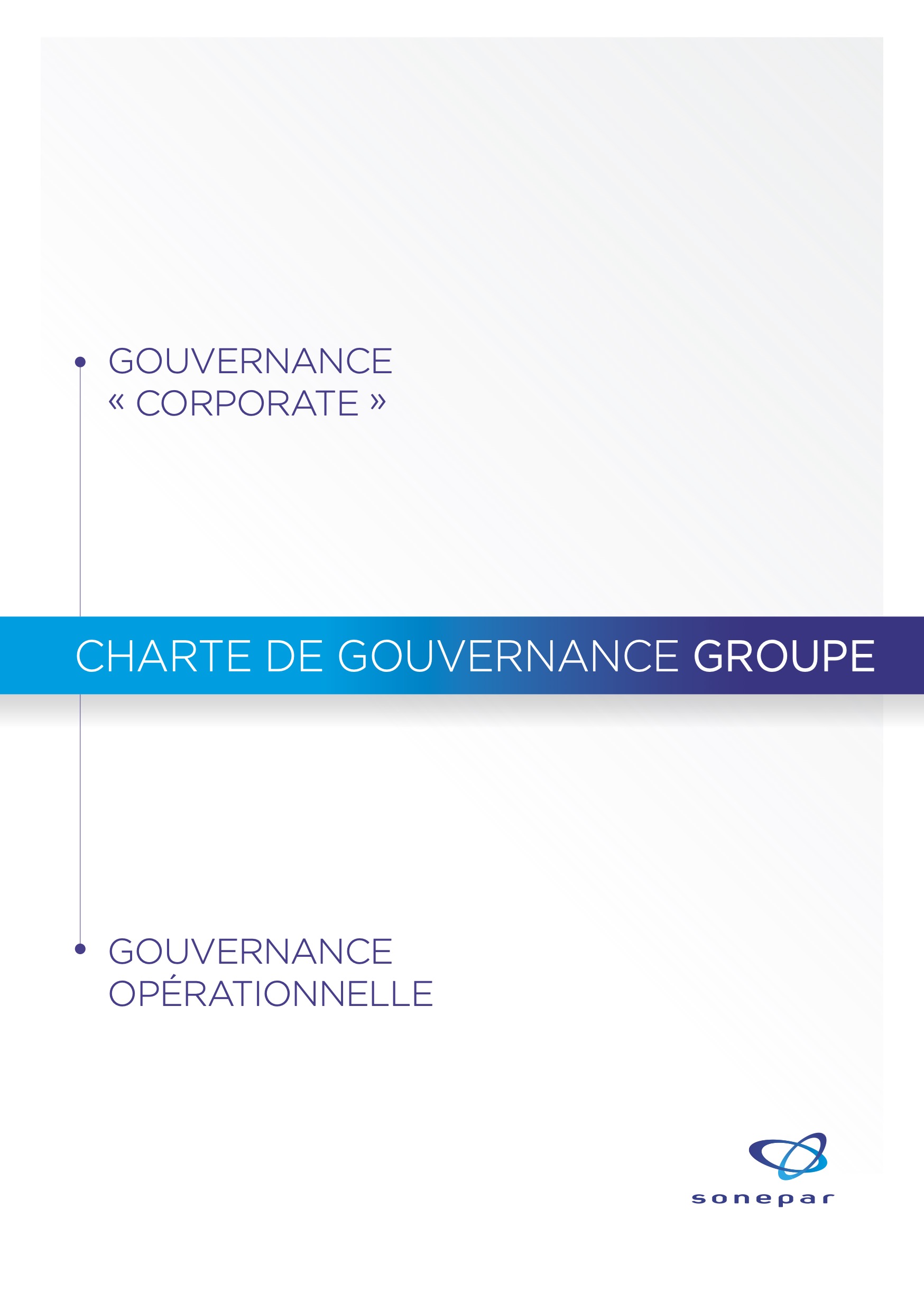Charte de gouvernance ( extraits )